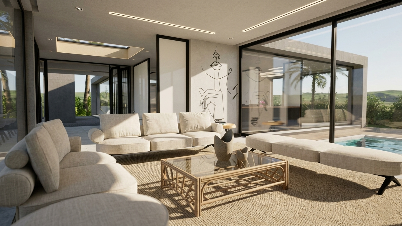 Minimal modern house design